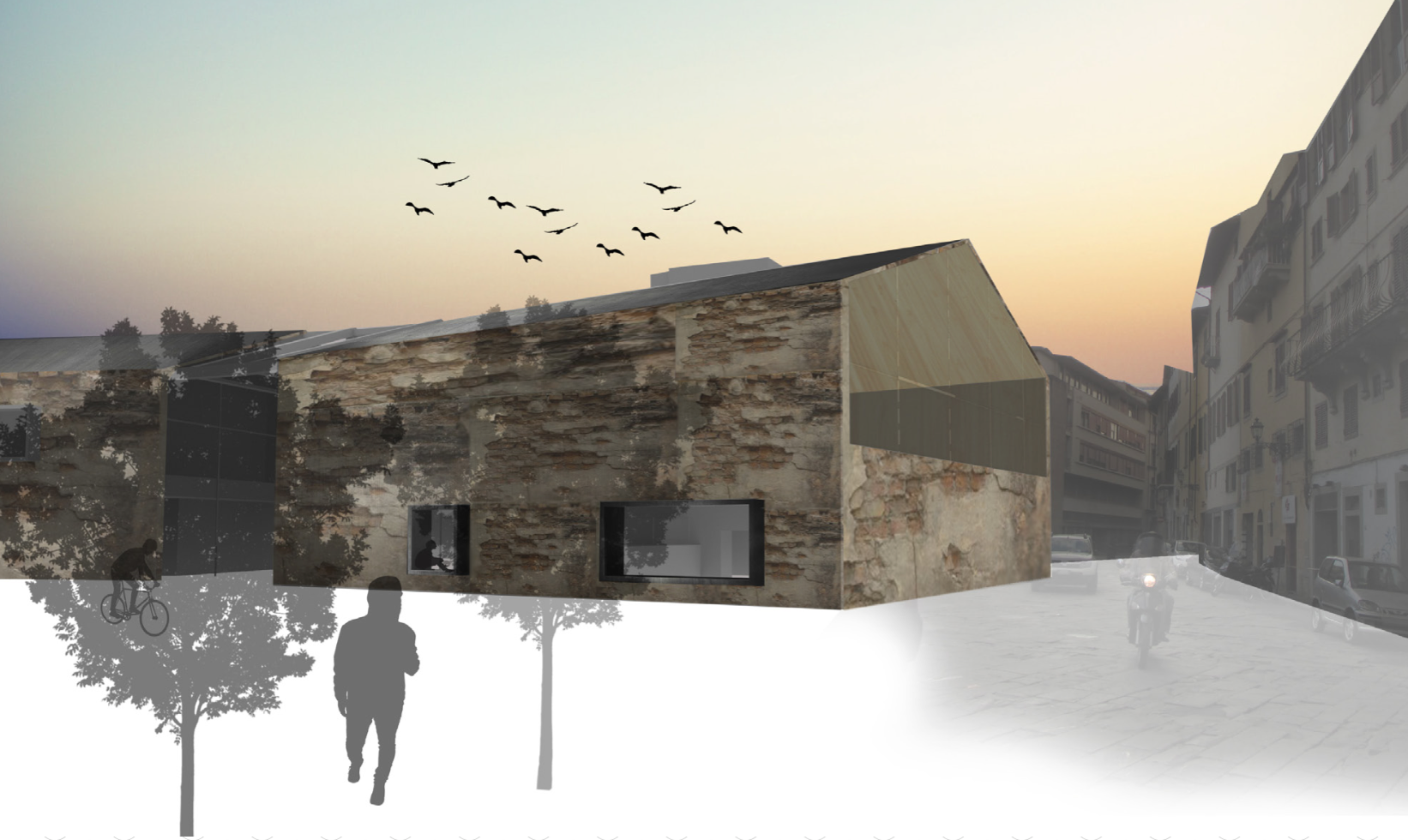 Spring 2015 Most Inspiring Students' Projects competition. Student: Cayla Walter (Architecture).