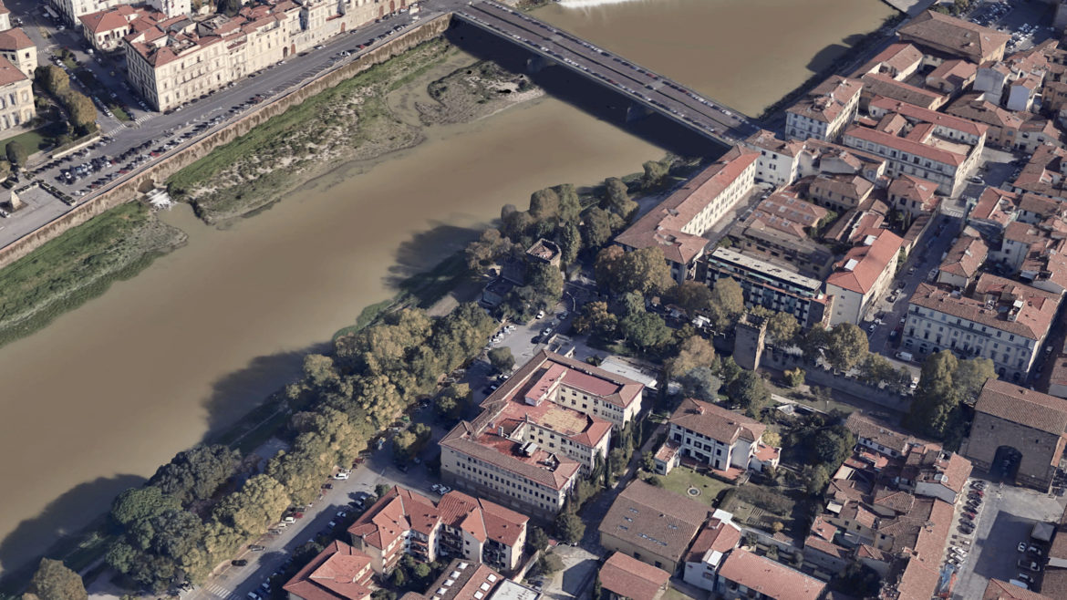 Fall 2018, BETWEEN TOWER AND RIVER workshop with Università di Firenze.